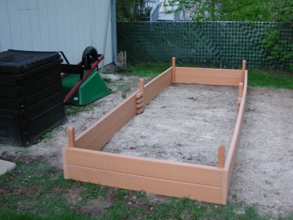 First garden bed